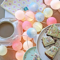Stimmungsvolle Kugel-Lichterkette