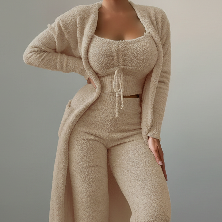 Dreiteiliges Loungewear-Set