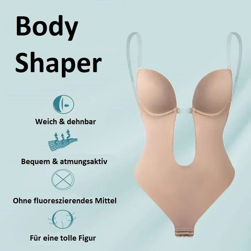 Rückenfreier BH-Bodysuit für unsichtbaren Halt