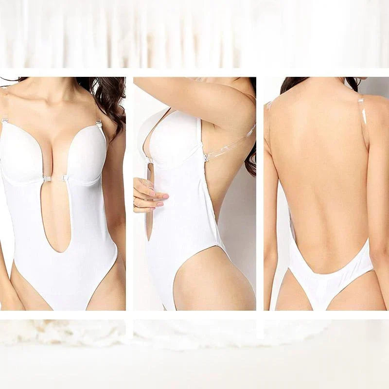Rückenfreier BH-Bodysuit für unsichtbaren Halt
