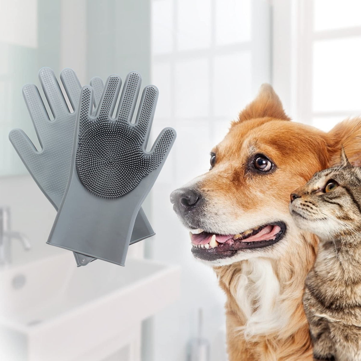Effizienter Haustierpflege-Handschuh – Für ein knotenfreies Fell