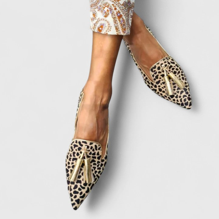 Spitze Slipper-Loafer für Damen