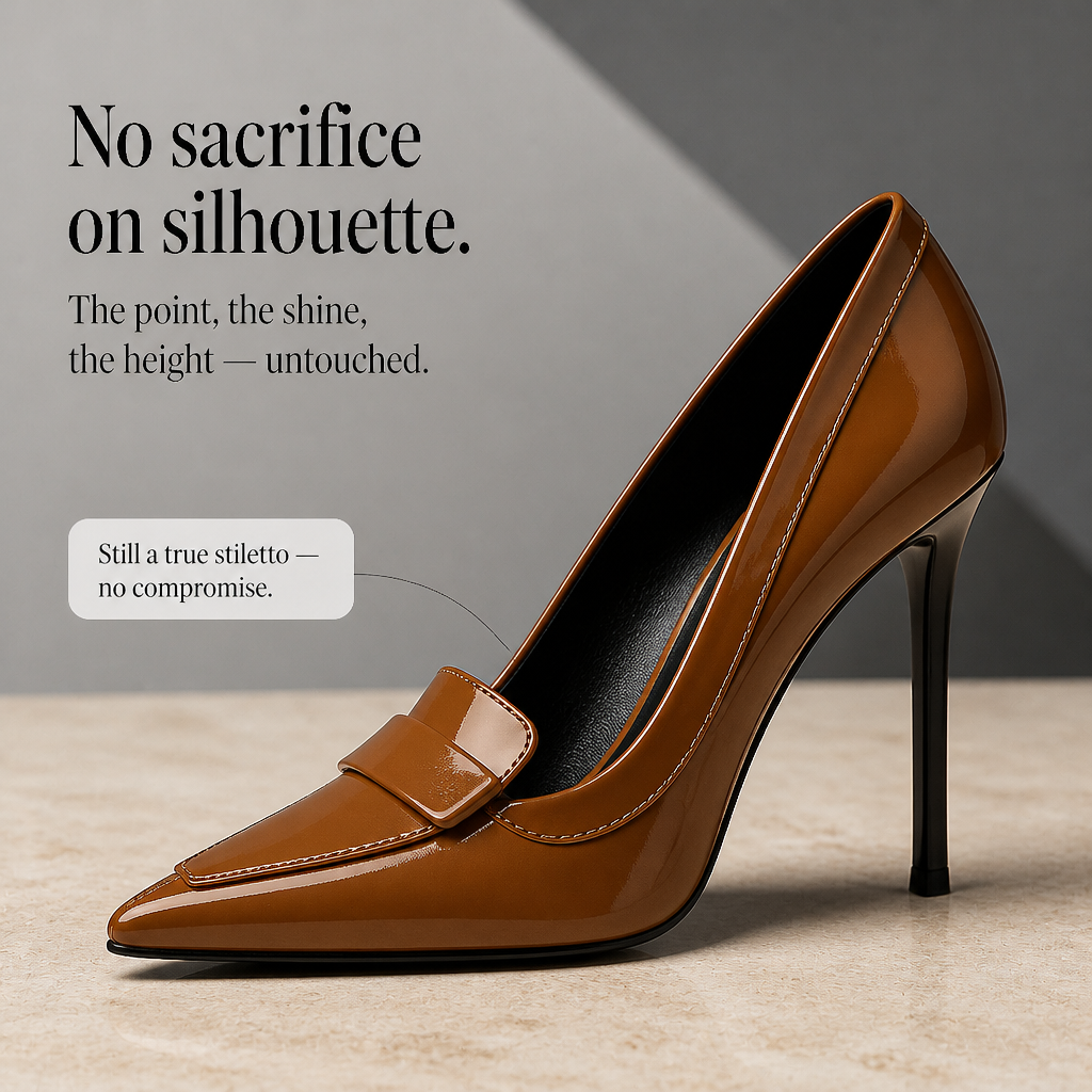 Spitze, gepolsterte Stiletto-Pumps