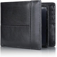 Herren-Bifold-Portemonnaie aus Premium-Leder mit RFID-Schutz