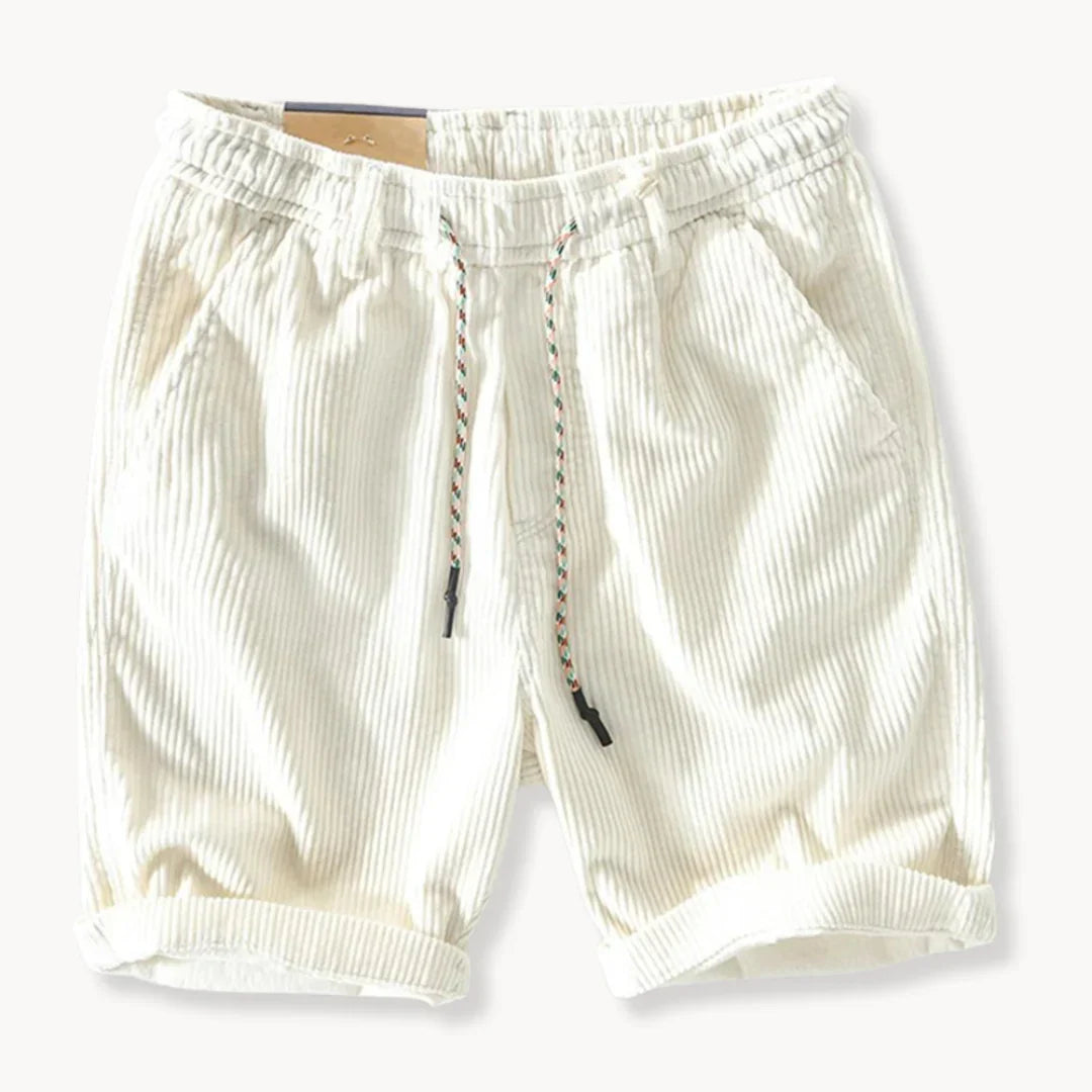 Herren-Cordshorts mit Kordelzug