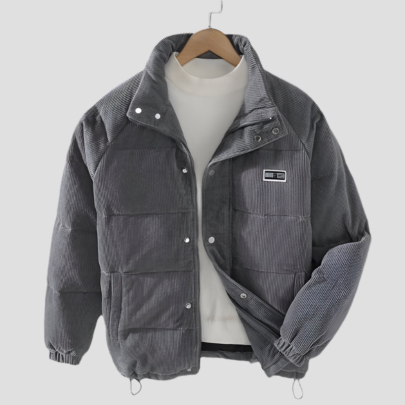 Herren-Pufferjacke aus Cord