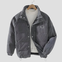 Herren-Pufferjacke aus Cord