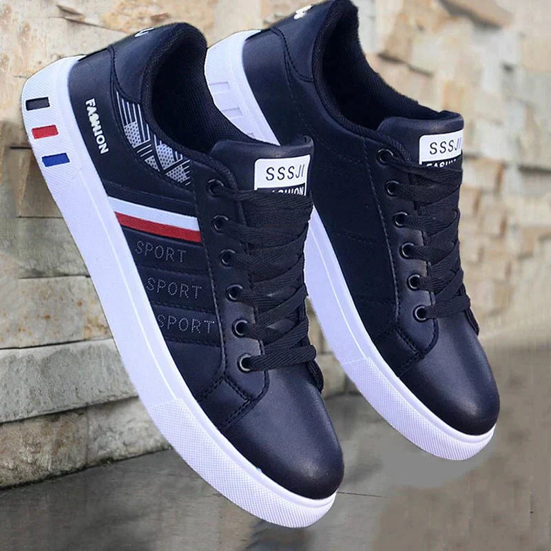 Herren-Sneakers mit sportlichem Streifendetail