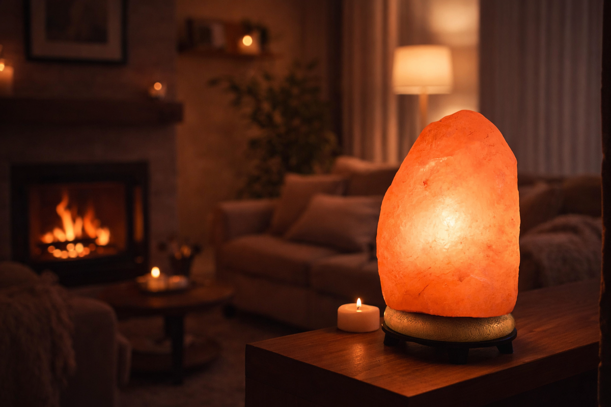 Himalaya-Salzlampe – Licht, Ruhe und natürliche Atmosphäre (2 Grössen)