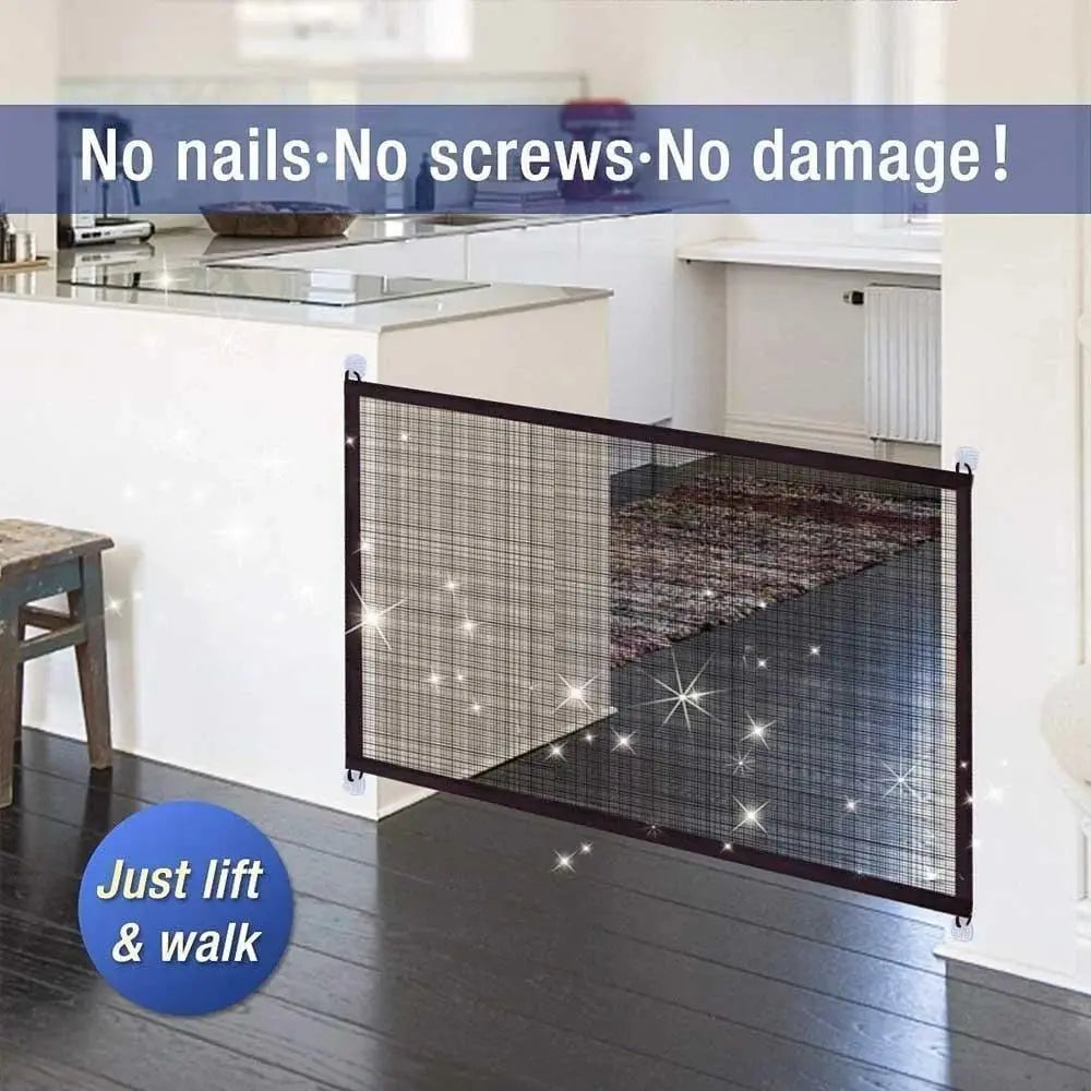 Tragbares Sicherheitsgitter für Hunde mit flexiblem Design
