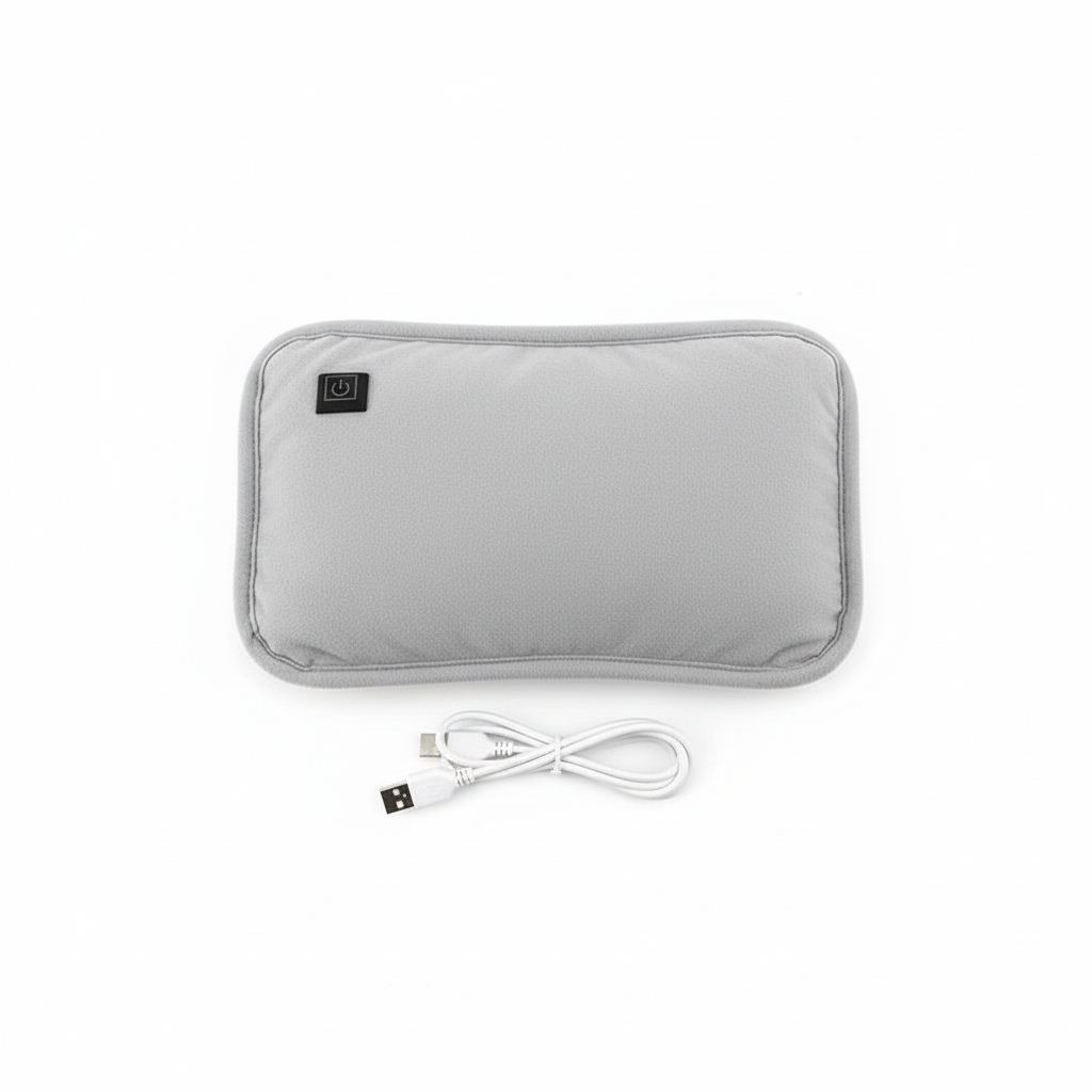 Tragbares Graphen-Heizkissen | USB-wiederaufladbar | 3 Temperaturstufen | Ergonomischer Hand- und Bauchwärmer | Mit intelligenter automatischer Abschaltung