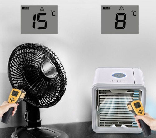 Tragbarer Luftkühler – 3-in-1 Ventilator, Luftbefeuchter und Luftreiniger