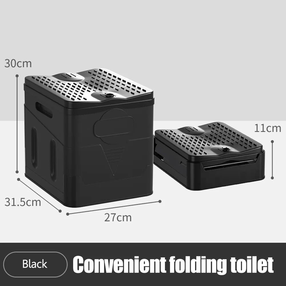 Tragbare faltbare Campingtoilette