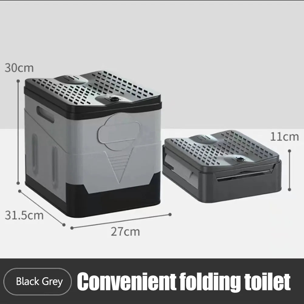 Tragbare faltbare Campingtoilette