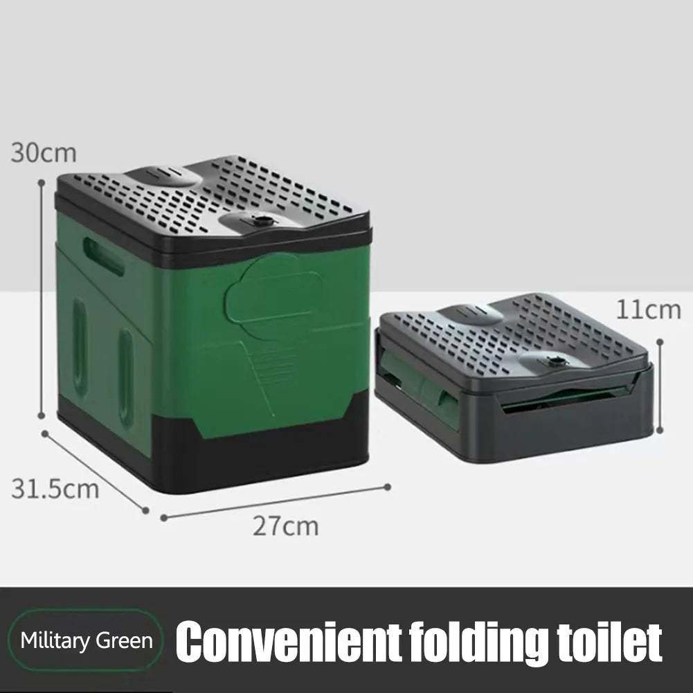 Tragbare faltbare Campingtoilette