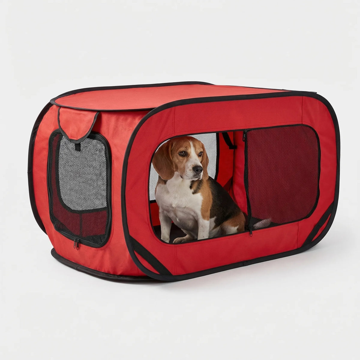 Tragbarer Pop-up-Haustierkäfig für Hunde und Katzen
