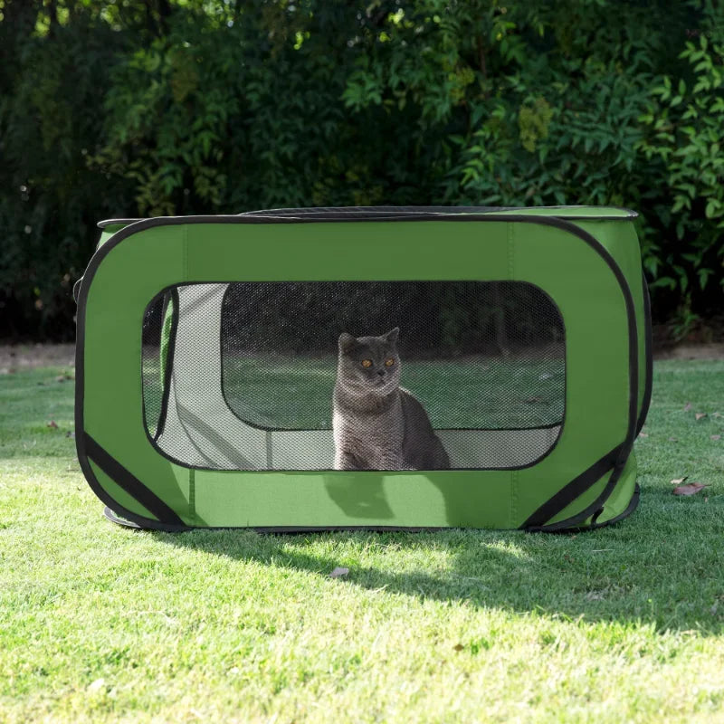 Tragbarer Pop-up-Haustierkäfig für Hunde und Katzen