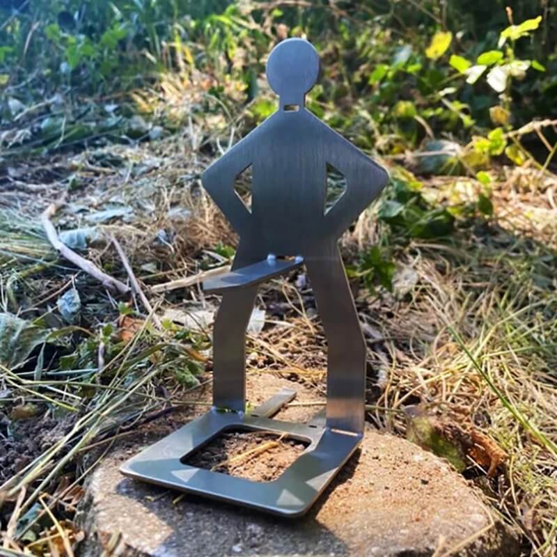 Tragbarer Wursthalter aus Edelstahl für Camping, Grillen und Picknick, 5 Stück