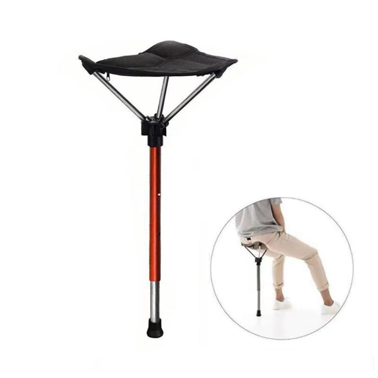 Tragbarer, teleskopischer Outdoor-Klappstuhl zum Angeln und Warten