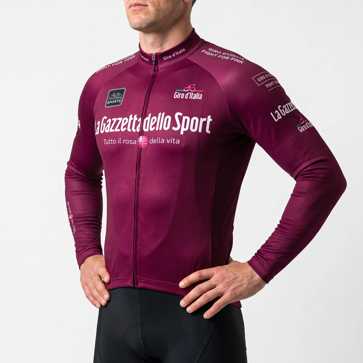 Langärmliges Thermo-Velotrikot
