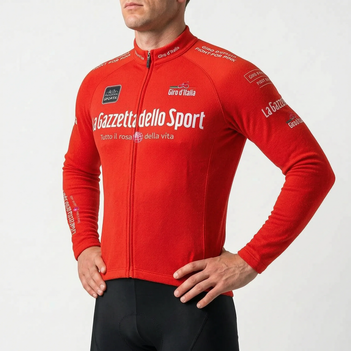 Langärmliges Thermo-Velotrikot