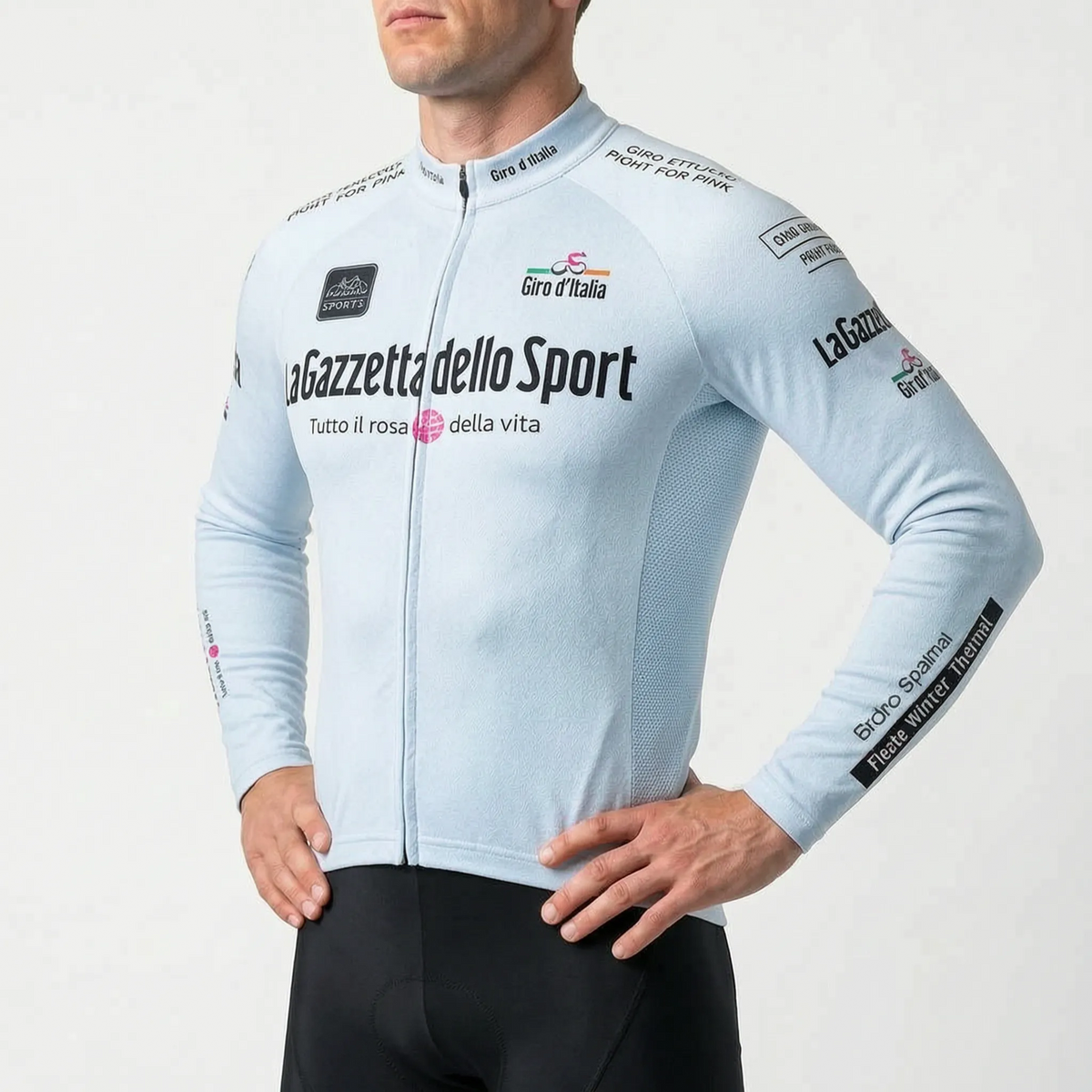 Langärmliges Thermo-Velotrikot