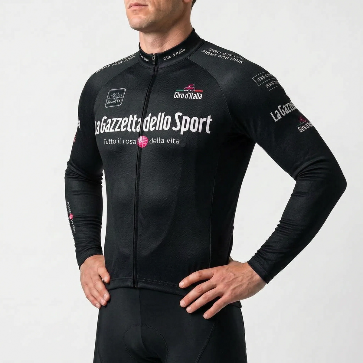 Langärmliges Thermo-Velotrikot