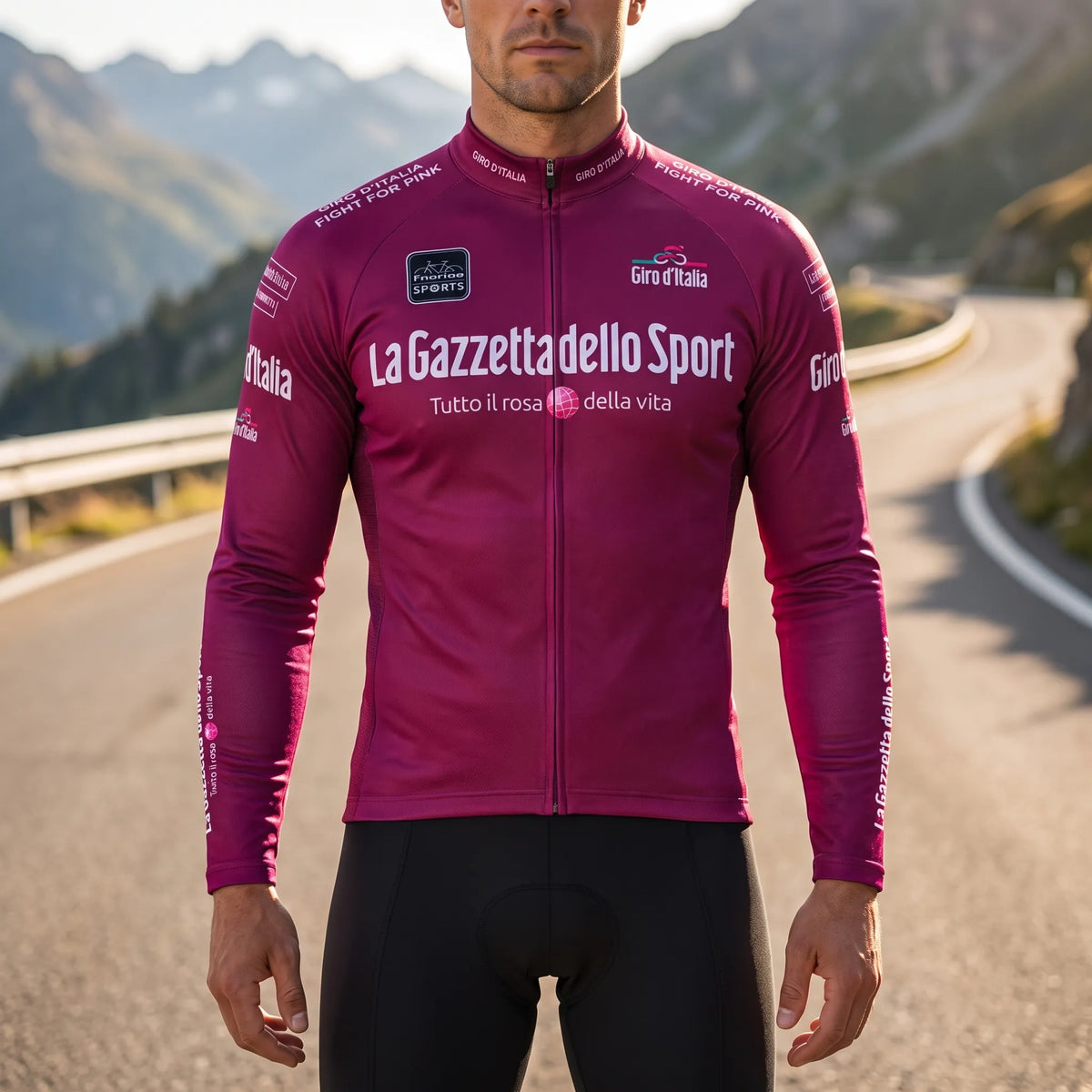 Langärmliges Thermo-Velotrikot