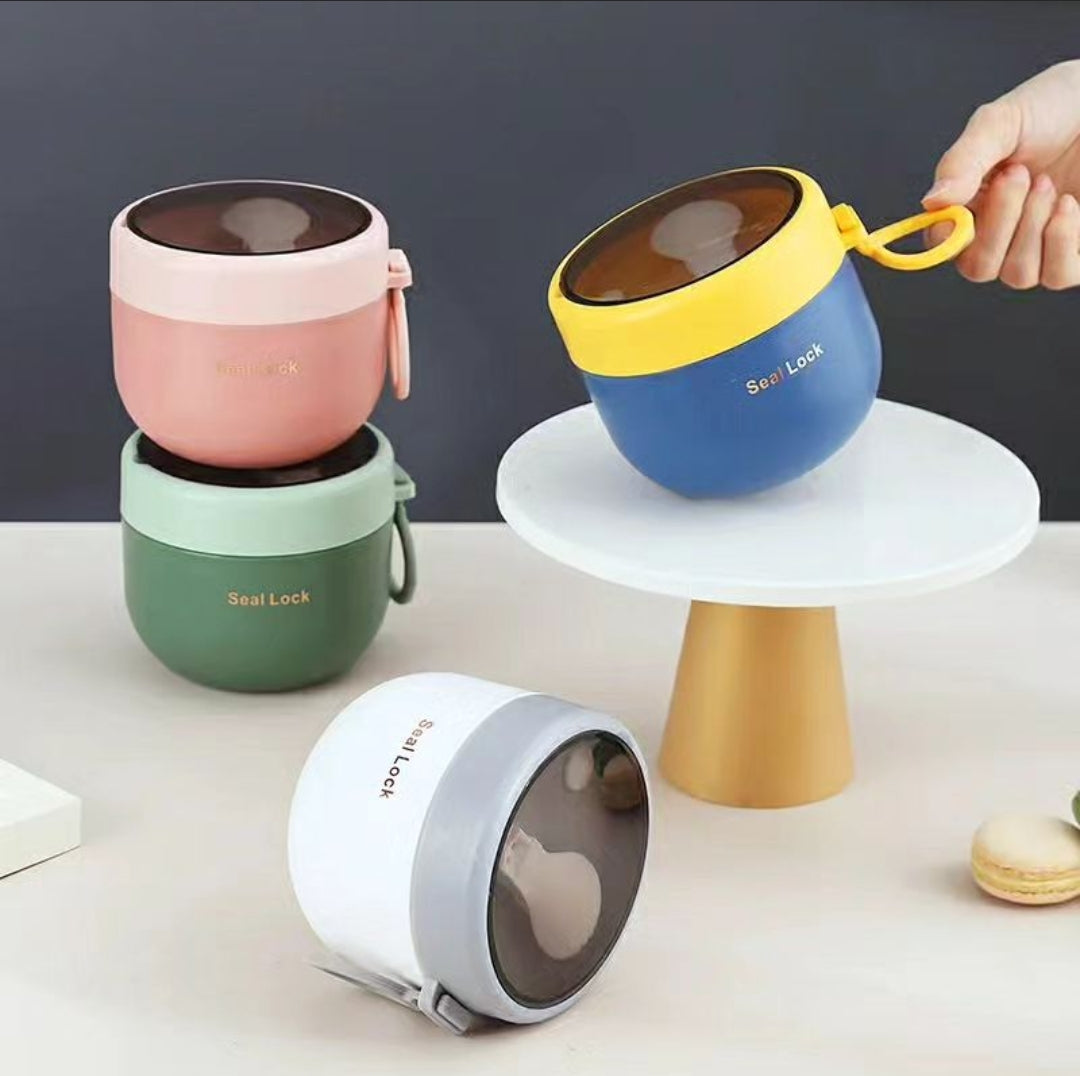 Wärmeisolierte Edelstahl-Essensbox – kompaktes und auslaufsicheres Design