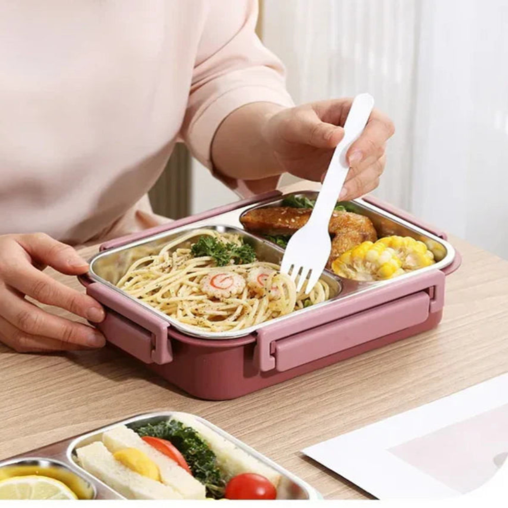 Isolierte Edelstahl-Lunchbox – hält die Temperatur bis zu 12 Stunden lang
