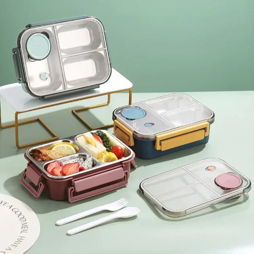 Isolierte Edelstahl-Lunchbox – hält die Temperatur bis zu 12 Stunden lang