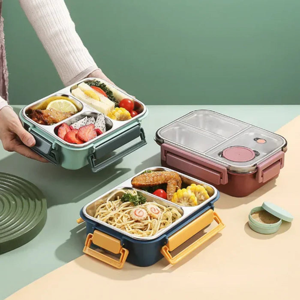 Isolierte Edelstahl-Lunchbox – hält die Temperatur bis zu 12 Stunden lang