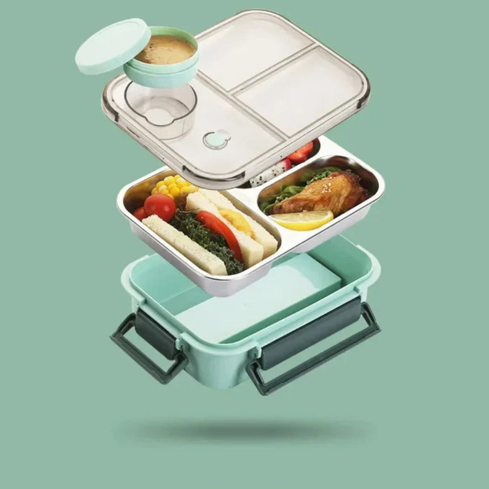 Isolierte Edelstahl-Lunchbox – hält die Temperatur bis zu 12 Stunden lang