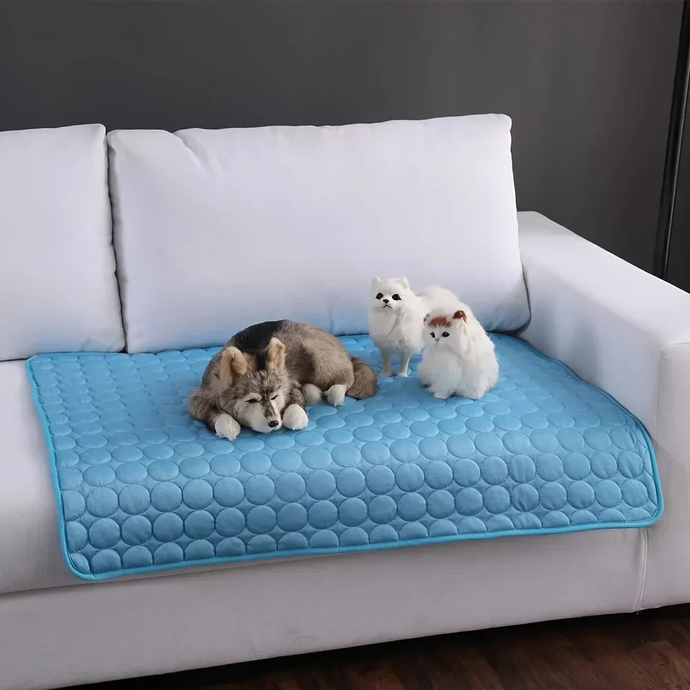 Kühlmatte für Hunde | Sommer-Schlafplatz für kleine und grosse Hunde | Langlebige Katzendecke und Sofaschutz