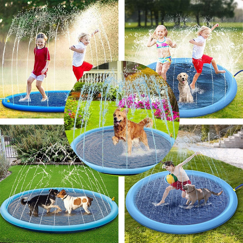 Kühlende Wasserspielmatte für Hunde – Zur Abkühlung und zum Spielen in der Sommerhitze