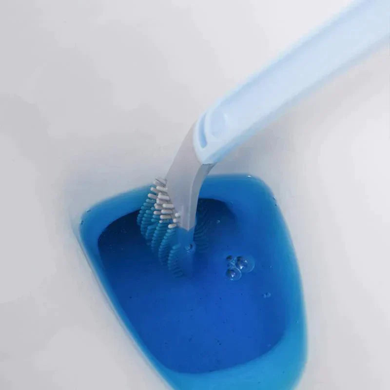 Innovative selbstreinigende hygienische WC-Bürste