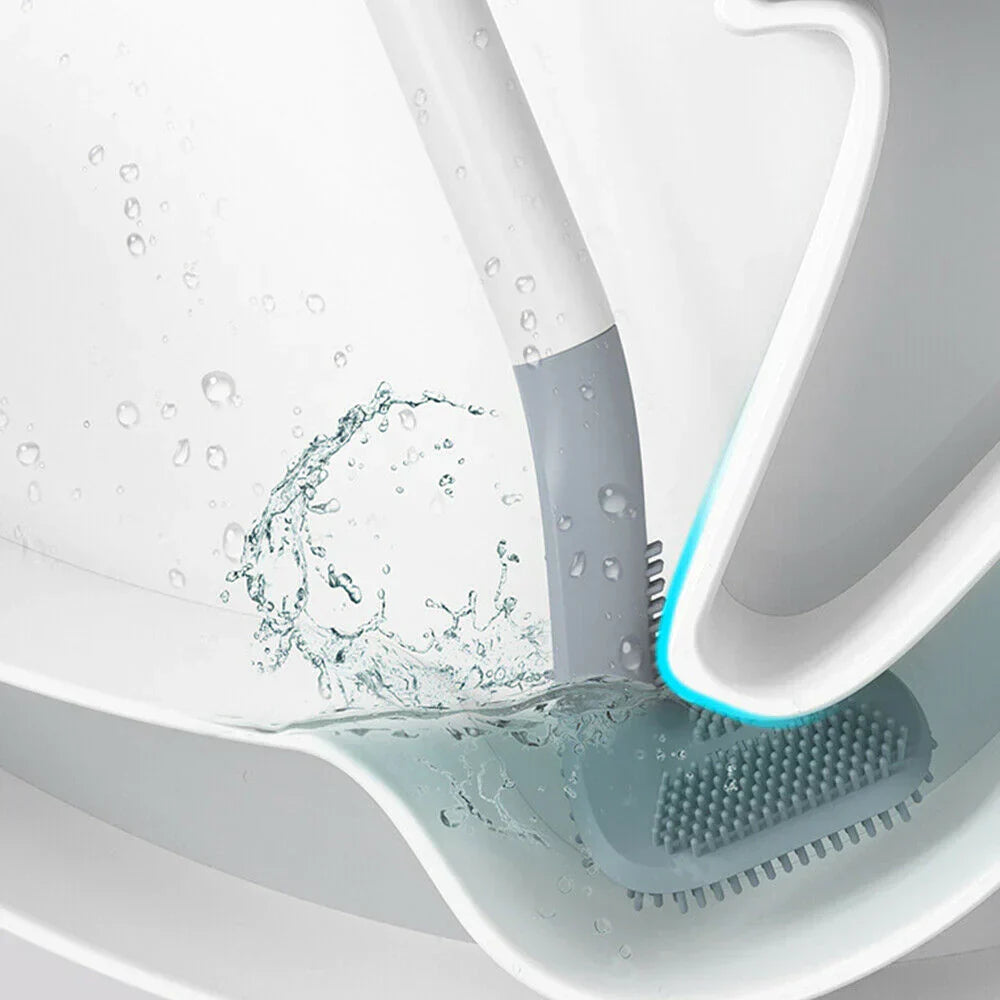 Innovative selbstreinigende hygienische WC-Bürste