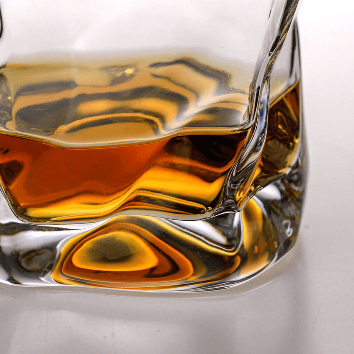 Japanisches Edo Kiriko zerknittertes Whiskyglas