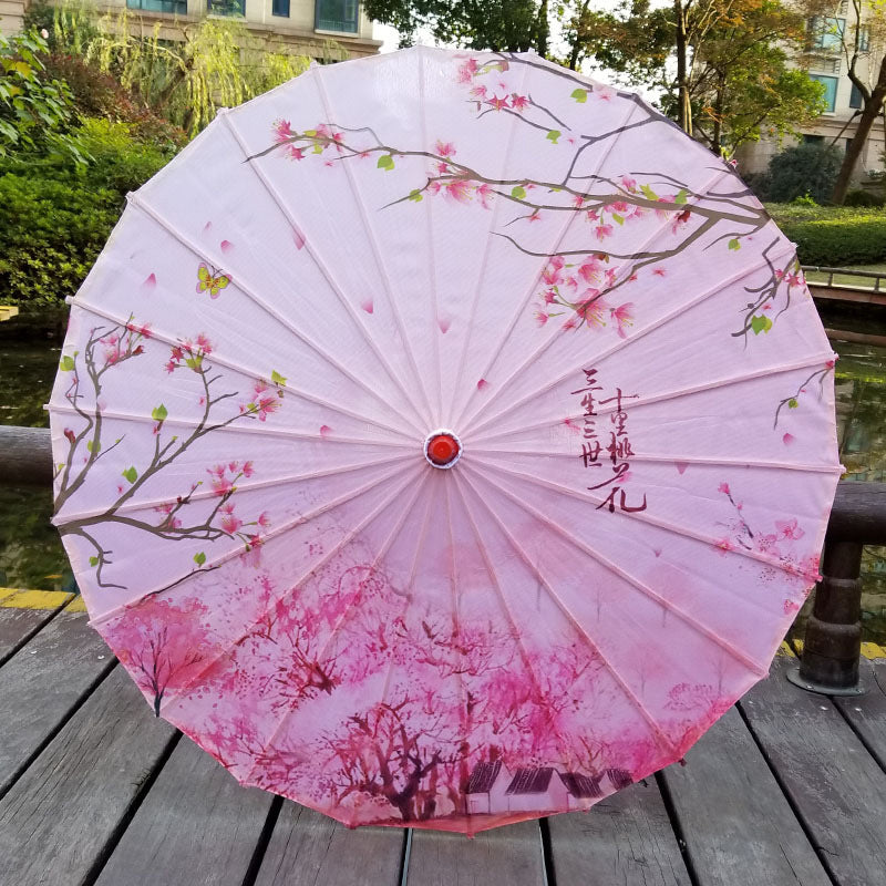 Japanischer Sonnenschirm mit UV-Schutz