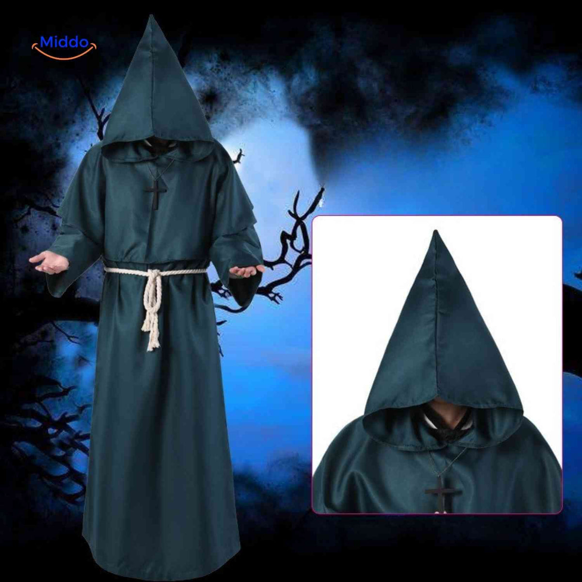 Kostüm - Mittelalterlicher Stil, bequem und perfekt für Halloween