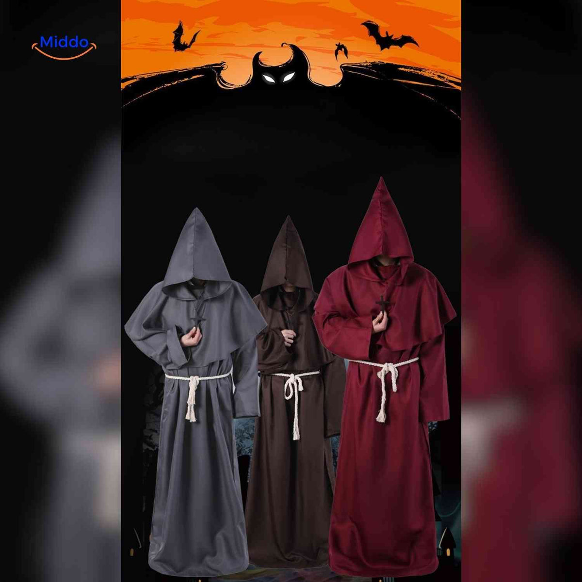 Kostüm - Mittelalterlicher Stil, bequem und perfekt für Halloween