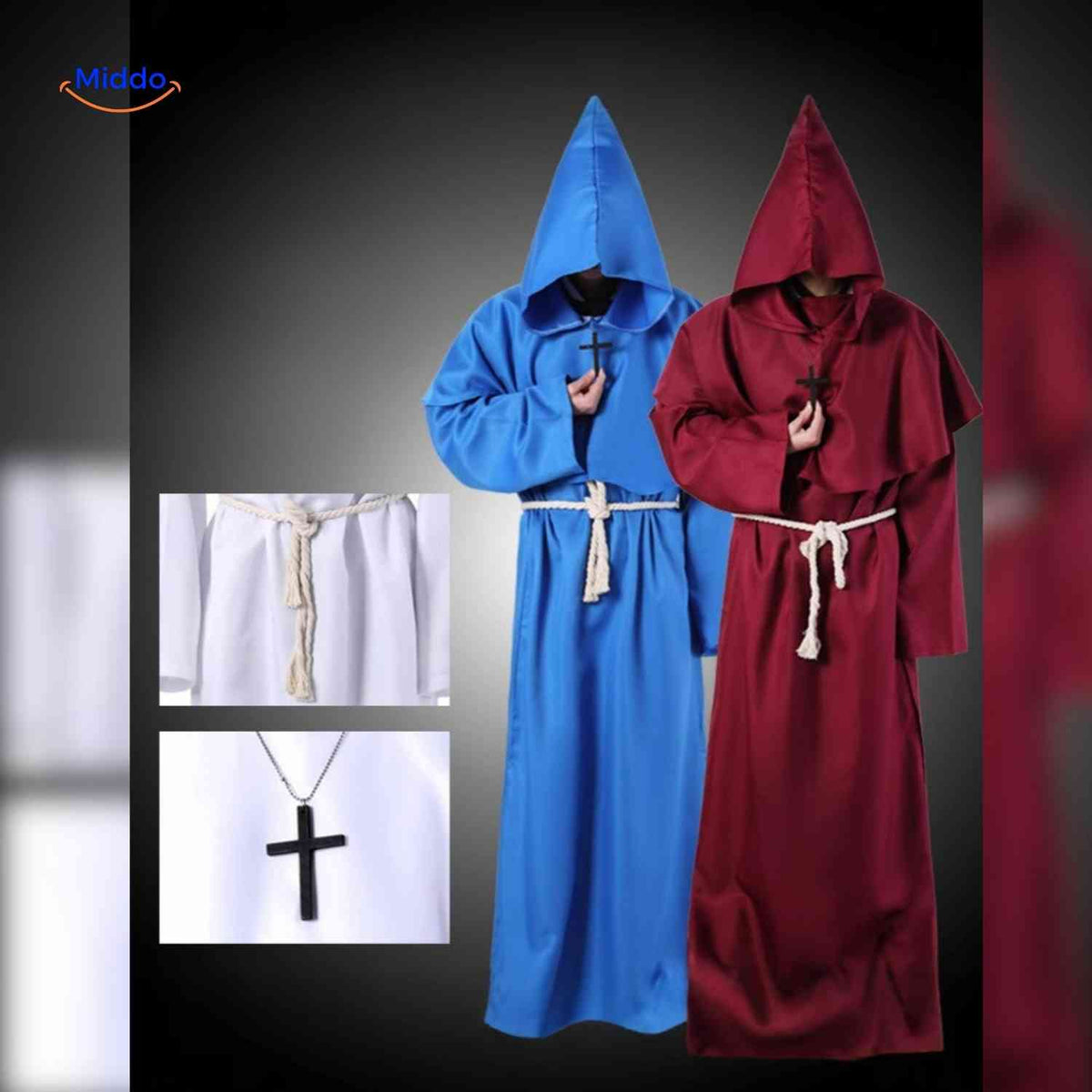 Kostüm - Mittelalterlicher Stil, bequem und perfekt für Halloween