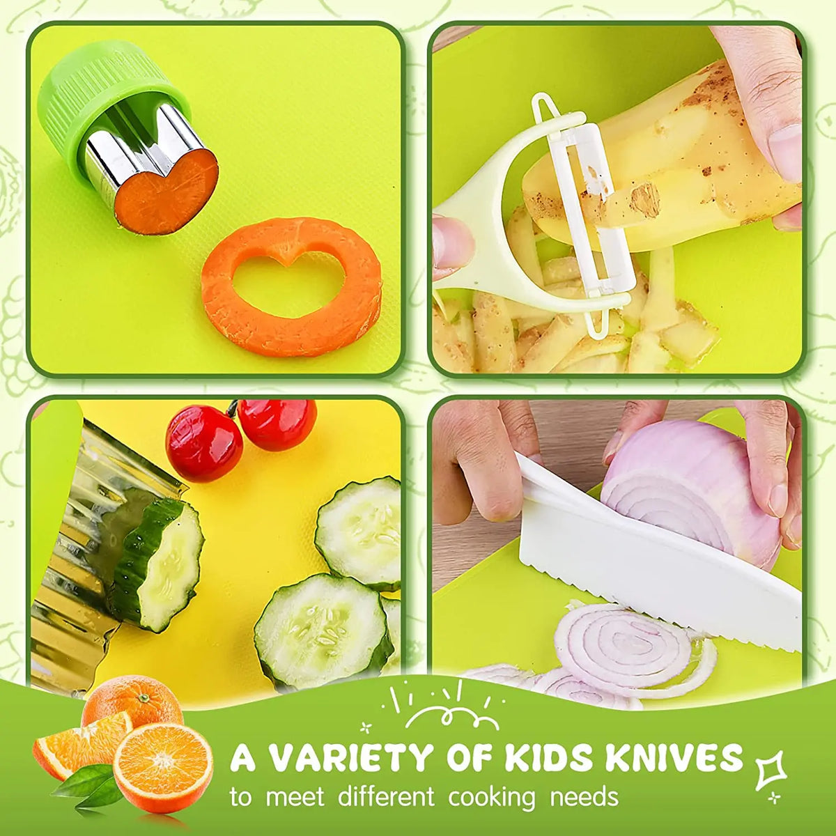 Junior Küchenset - Sicheres Spiel - Komplettes Kinderküchenset