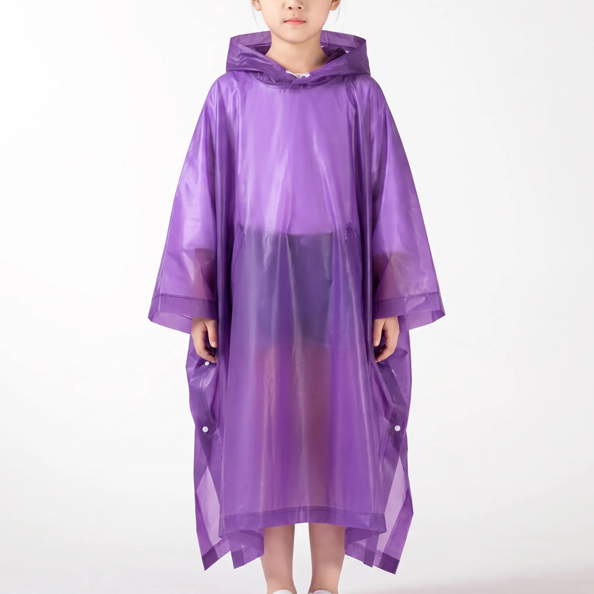 Kinder-Regenponcho mit Kapuze