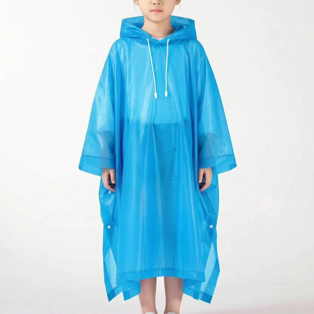 Kinder-Regenponcho mit Kapuze