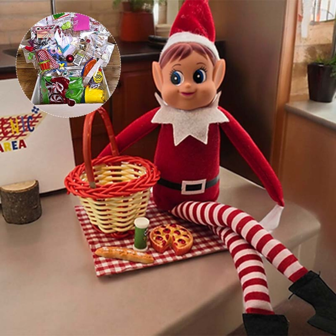 Weihnachtswichtel-Set mit kreativen Aktivitäten