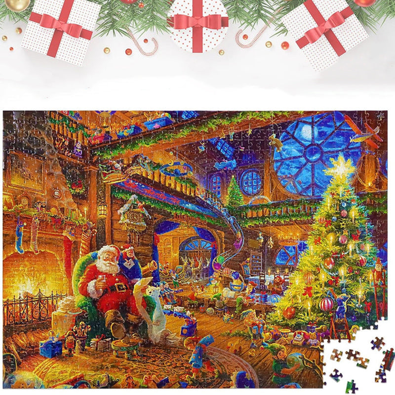 Weihnachts-Puzzle-Adventskalender - 24 Tage Countdown