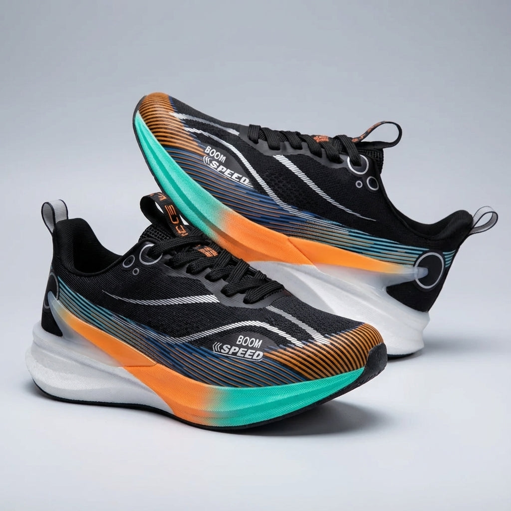 Marathon-Laufschuhe mit Karbonplatte