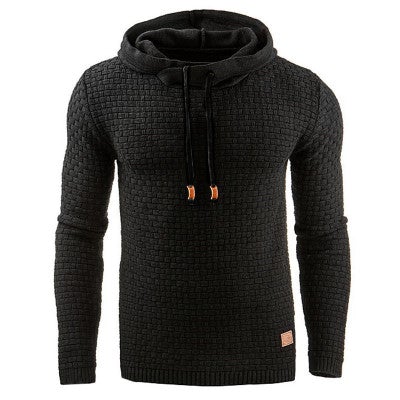 Taillierter Winter-Kapuzenpullover für Herren