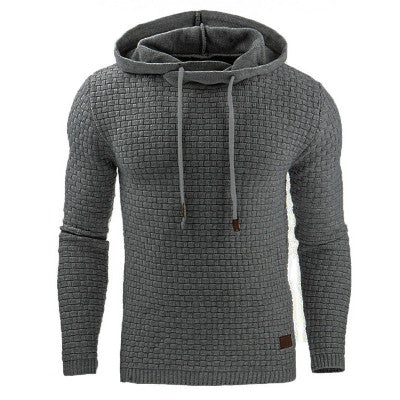 Taillierter Winter-Kapuzenpullover für Herren